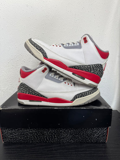 JORDAN 3 FIRE RED (USED)