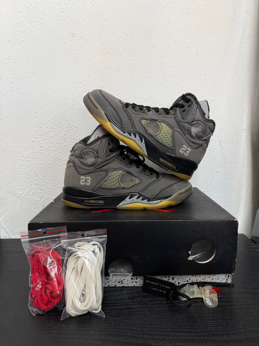 JORDAN 5 OFF WHITE MUSLIN (USED)