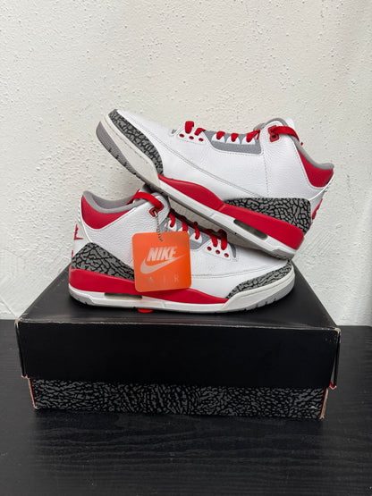 JORDAN 3 FIRE RED (USED