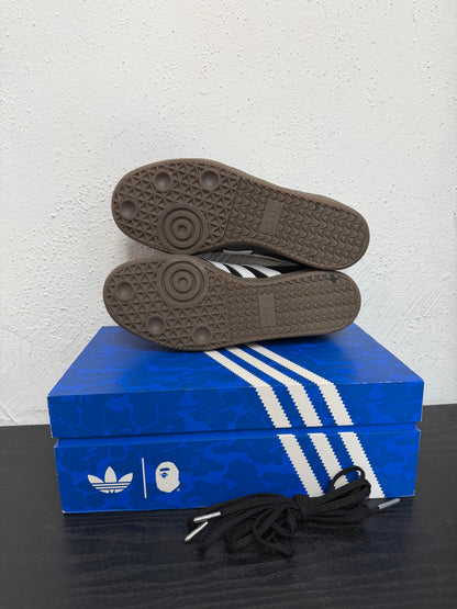 ADIDAS BAPE SAMBA BLK/WHT/GUM (USED)