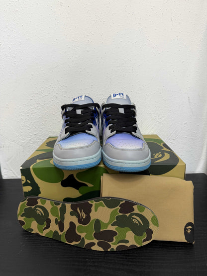 BAPE SK8 STA BLUE/WHT (USED)
