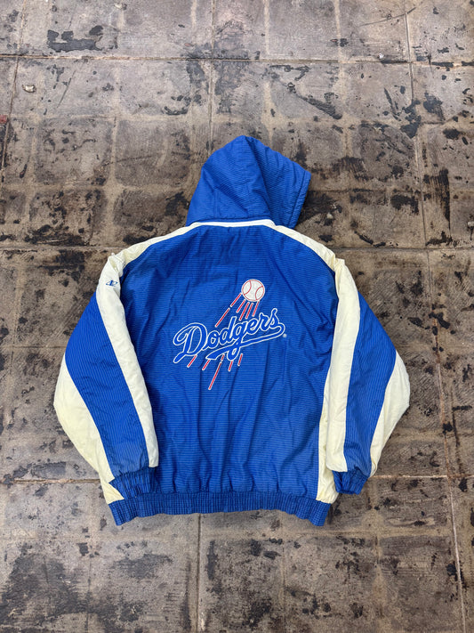 GENUINE MERCHANDISE LOGO ATHLETIC LA DODGER PUFFER JACKET
