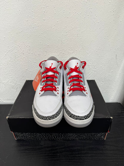 JORDAN 3 FIRE RED (USED