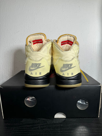 JORDAN 5 OFF WHITE SAIL (USED)