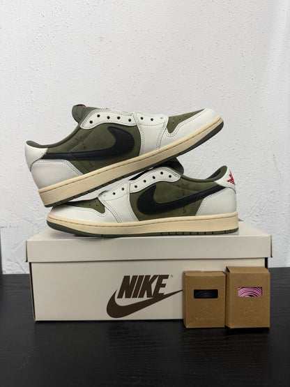 JORDAN 1 TRAVIS SCOTT MEDIUM OLIVE