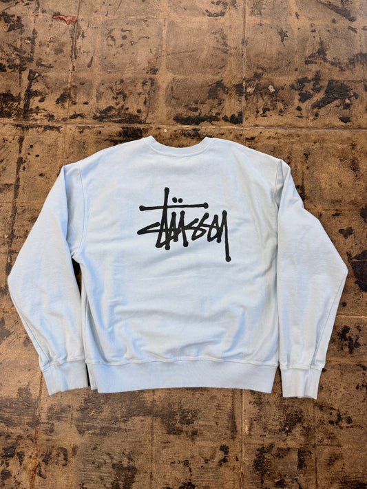 STUSSY CREWNECK BABY BLUE