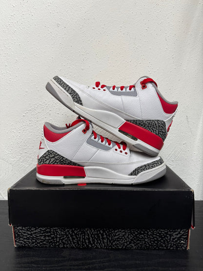 JORDAN 3 FIRE RED (USED