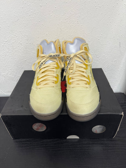 JORDAN 5 OFF WHITE SAIL (USED
