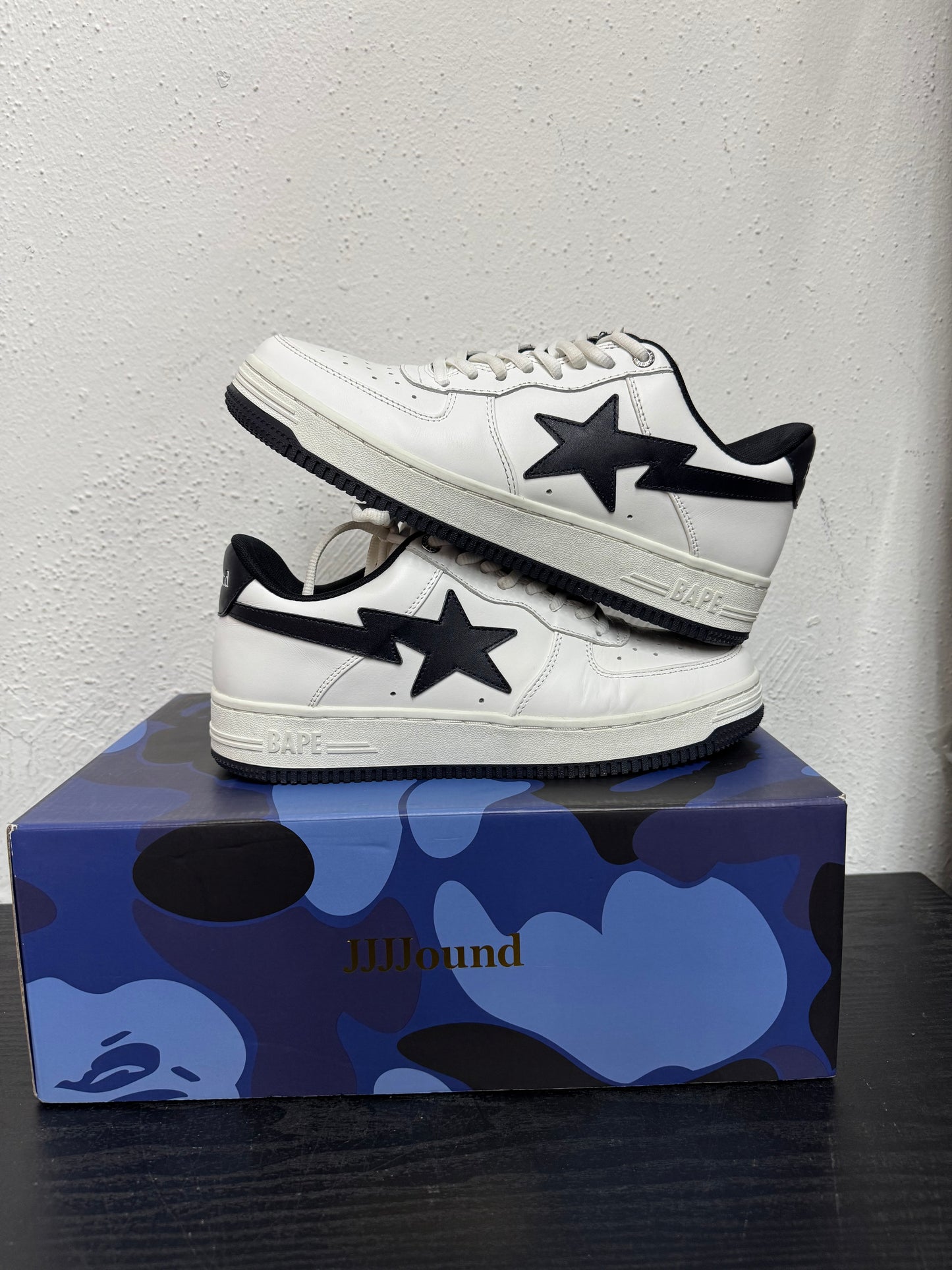 BAPE STA JJJJOUND WHT/NAVY (USED)